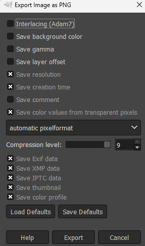 When that is done, click 'Export'