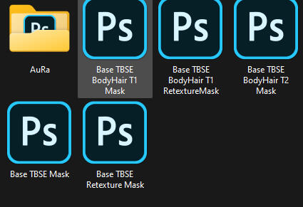 Each will match to the options you used in your custom. If you used no body hair - Then you select 'Base TBSE'. If you used T3 body hair with the retexture, then you select ' TBSE Body Hair T3 Retexture Mask' - ect ect. It needs to be installed in Penumbra