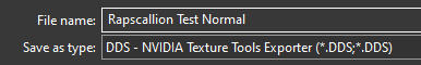 Then select DDS